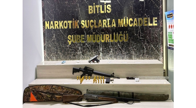 Bitlis'te Uyuşturucu Operasyonu 