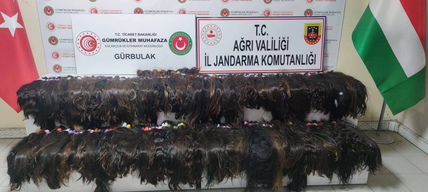 Ağrı'da, 36 kilo 200 gram insan saçı ele geçirildi: 3 kişi gözaltına alındı