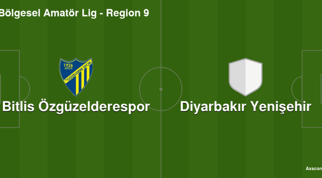 TFF Bölgesel Amatör Lig 9. Grup'ta mücadele eden Bitlis Özgüzelderespor, Diyarbakır Yenişehirspor'u 4-0 yendi.