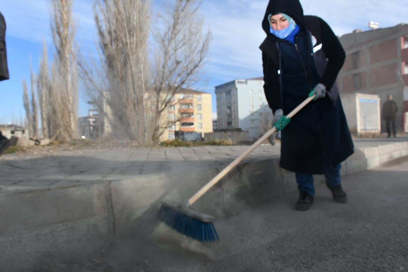 Ağrı-Doğubayazıt'ta sokakları temizleniyor