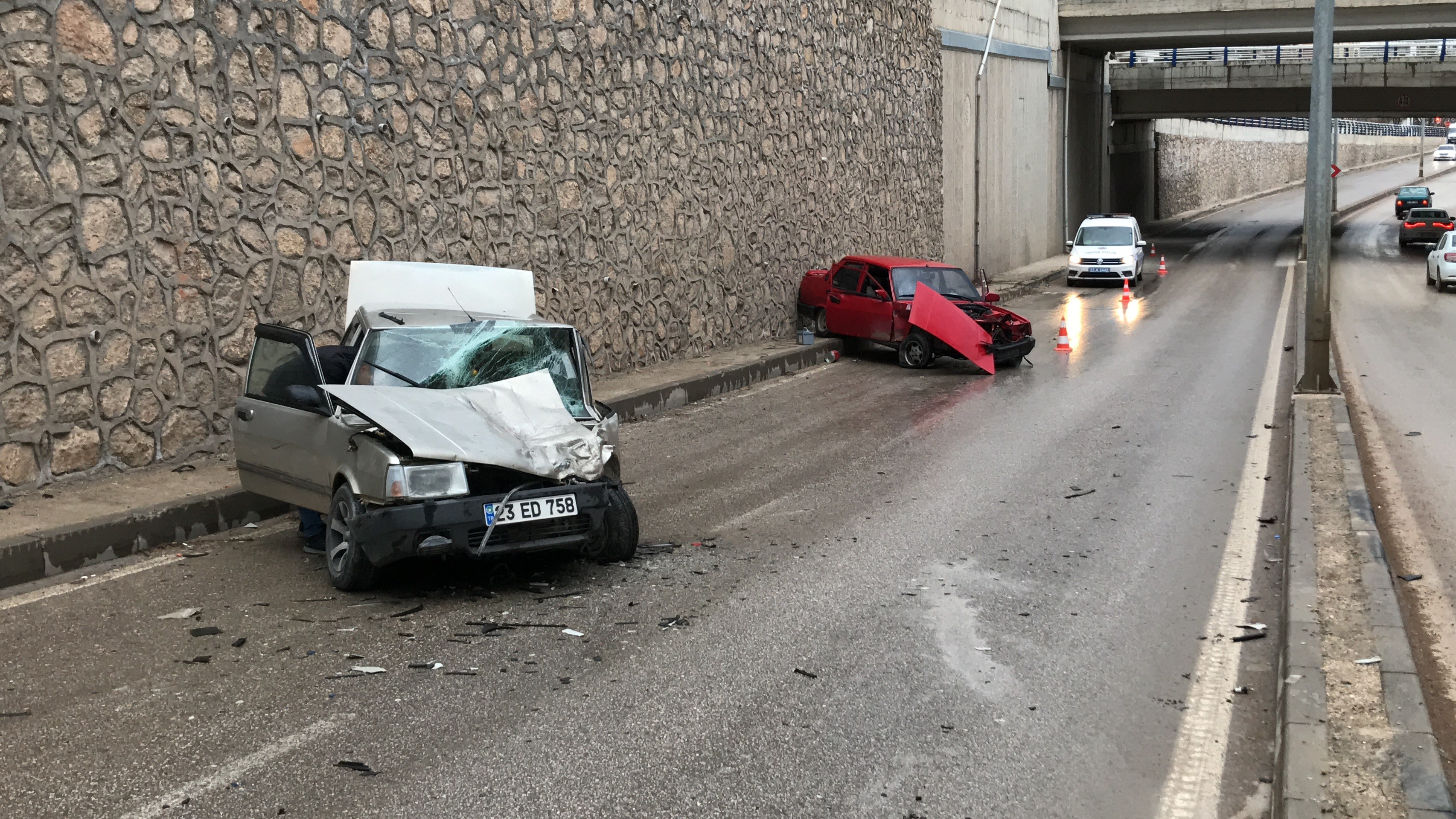 Elazığ'da trafik kazası 