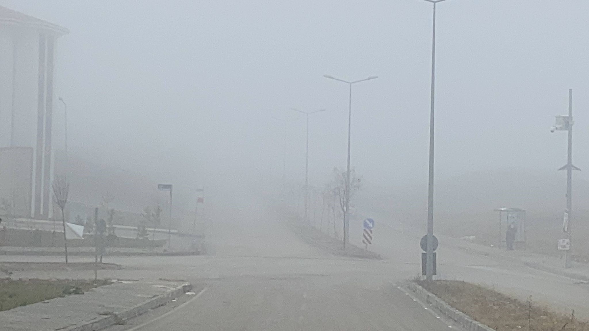 Elazığ'da yoğun sis 
