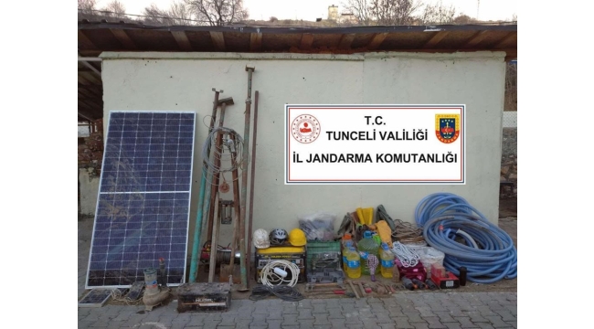 Tunceli'de izinsiz kazı yapan 3 kişi gözaltına alındı