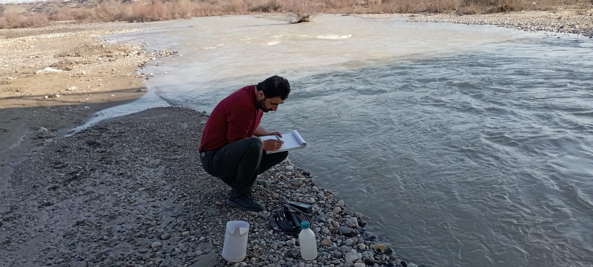 Elazığ'da su kaynaklarında saha çalışması