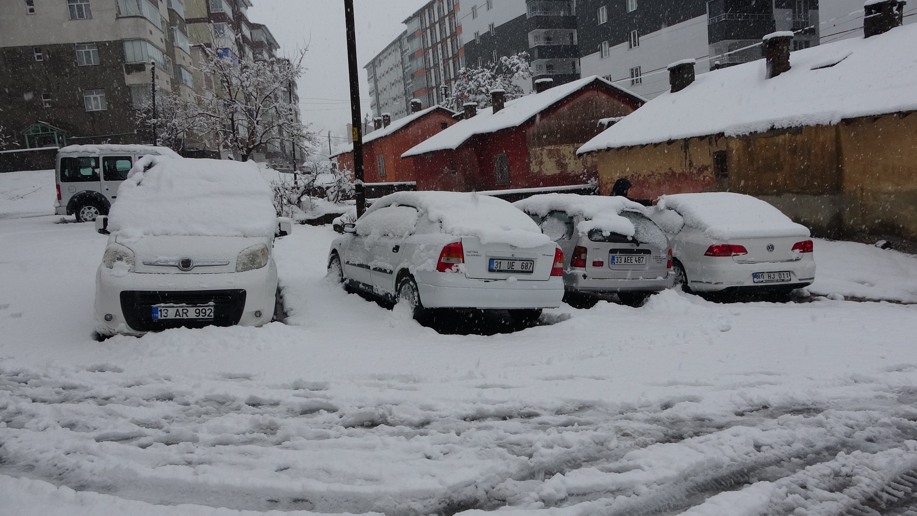 Bitlis'te okullar tatil edildi, 63 köy yolu ulaşıma kapandı